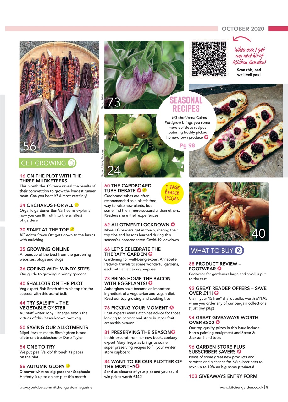 Kitchen Garden Magazine Preview Pages