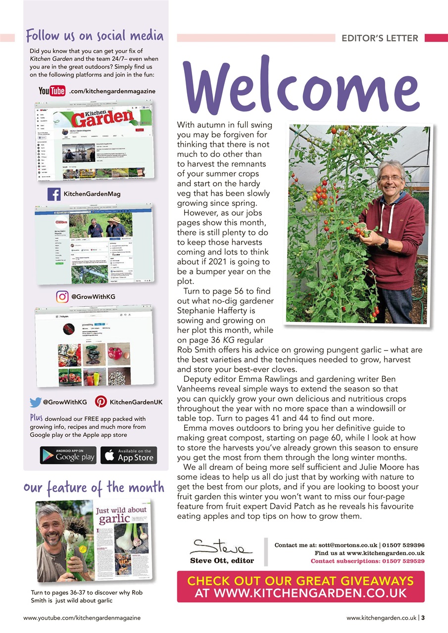 Kitchen Garden Magazine Preview Pages