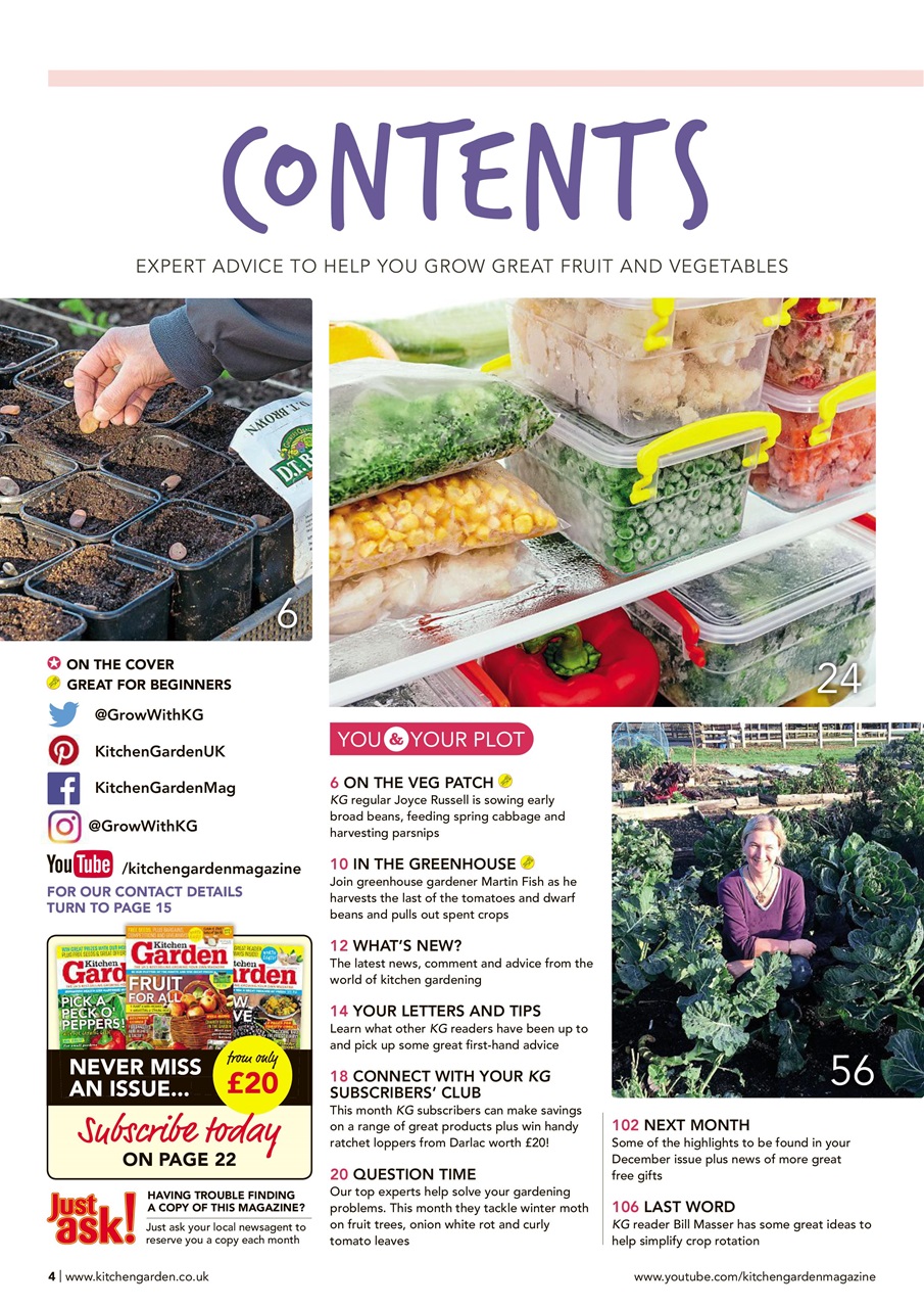 Kitchen Garden Magazine Preview Pages