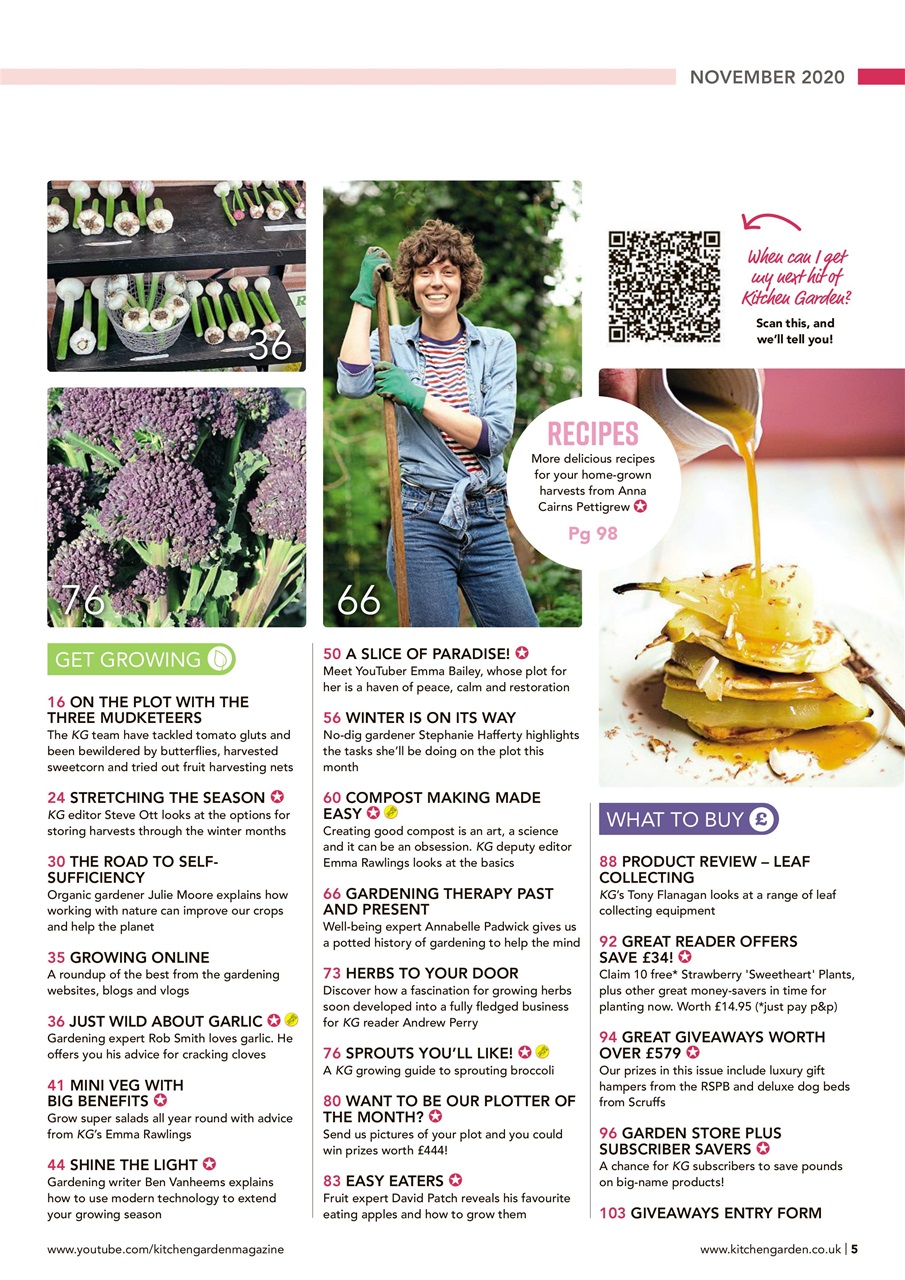 Kitchen Garden Magazine Preview Pages