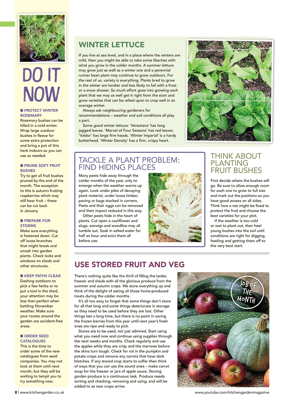 Kitchen Garden Magazine Preview Pages