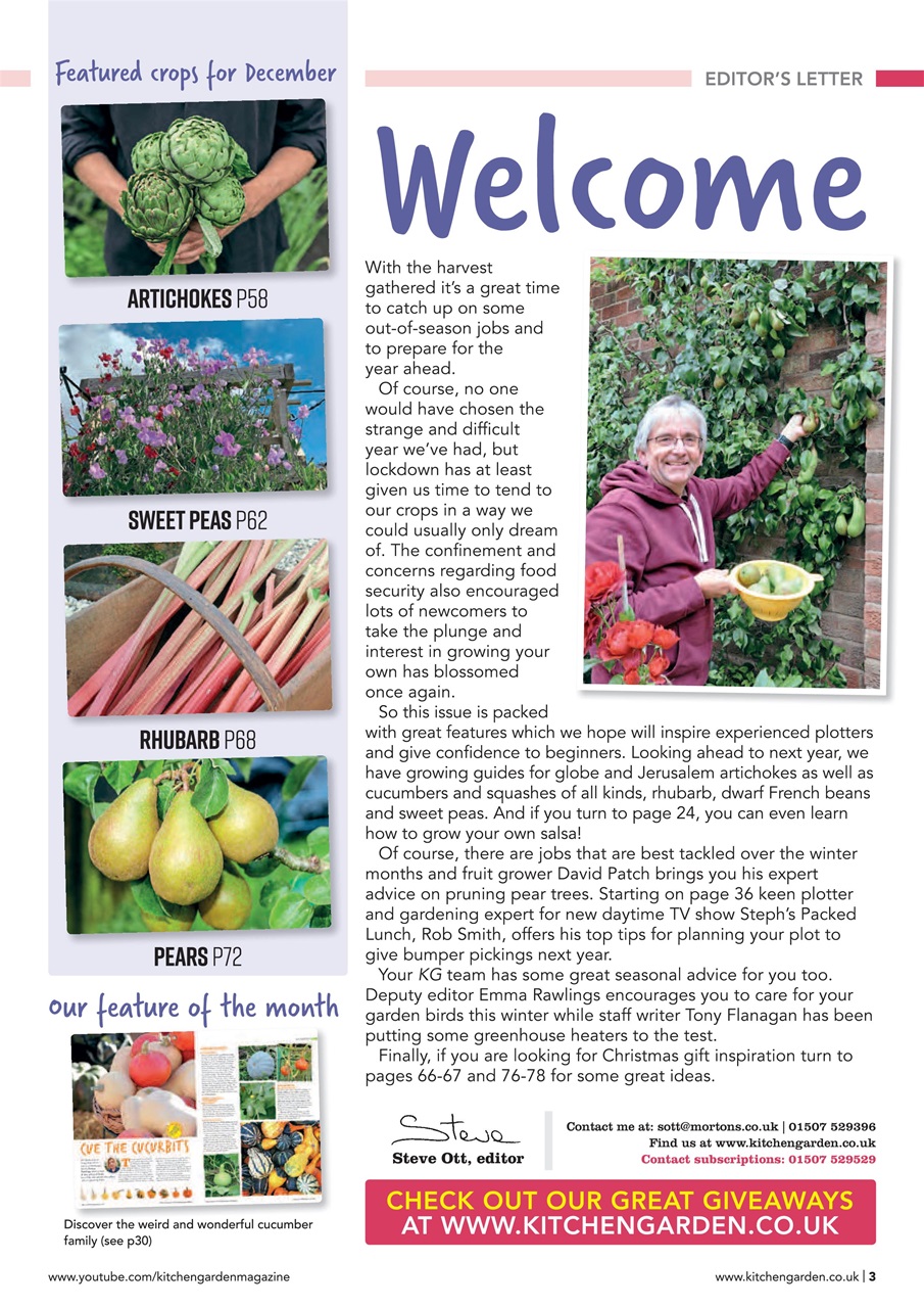 Kitchen Garden Magazine Preview Pages