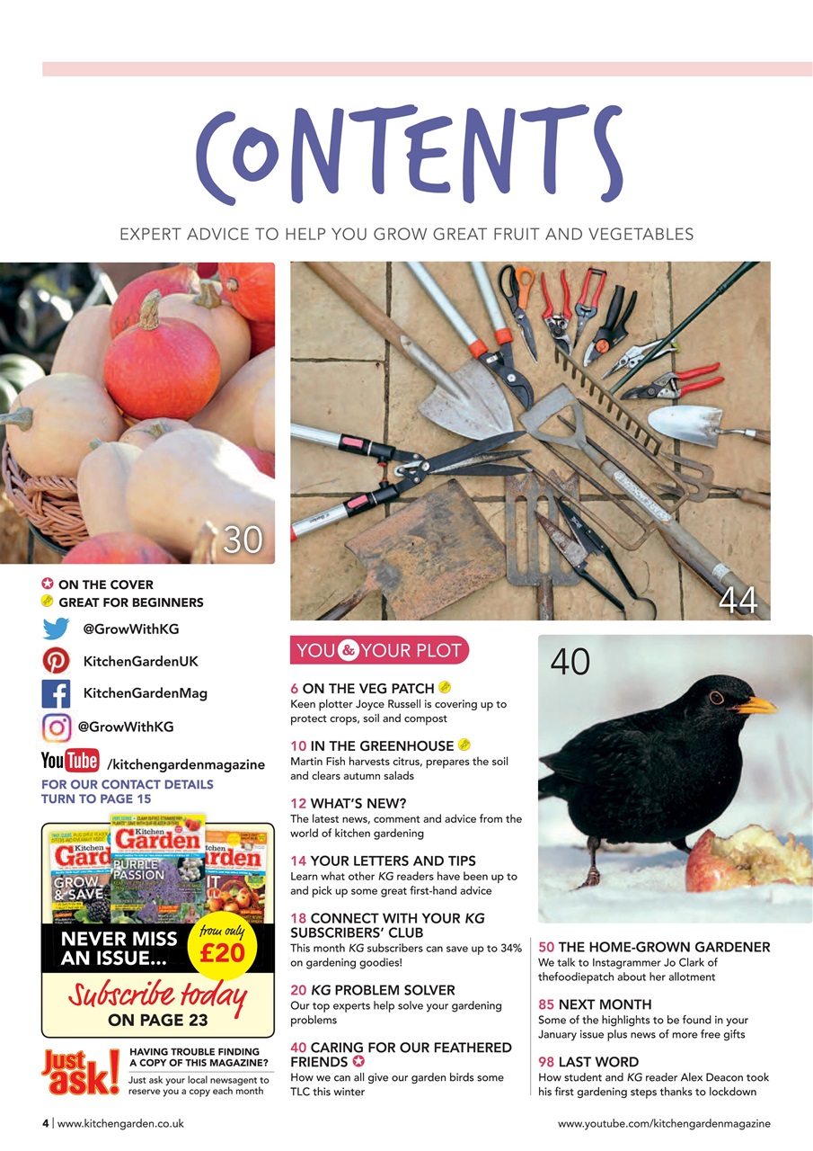 Kitchen Garden Magazine Preview Pages