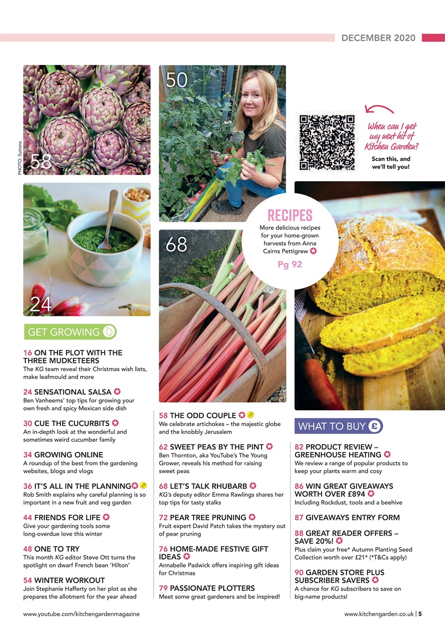 Kitchen Garden Magazine Preview Pages