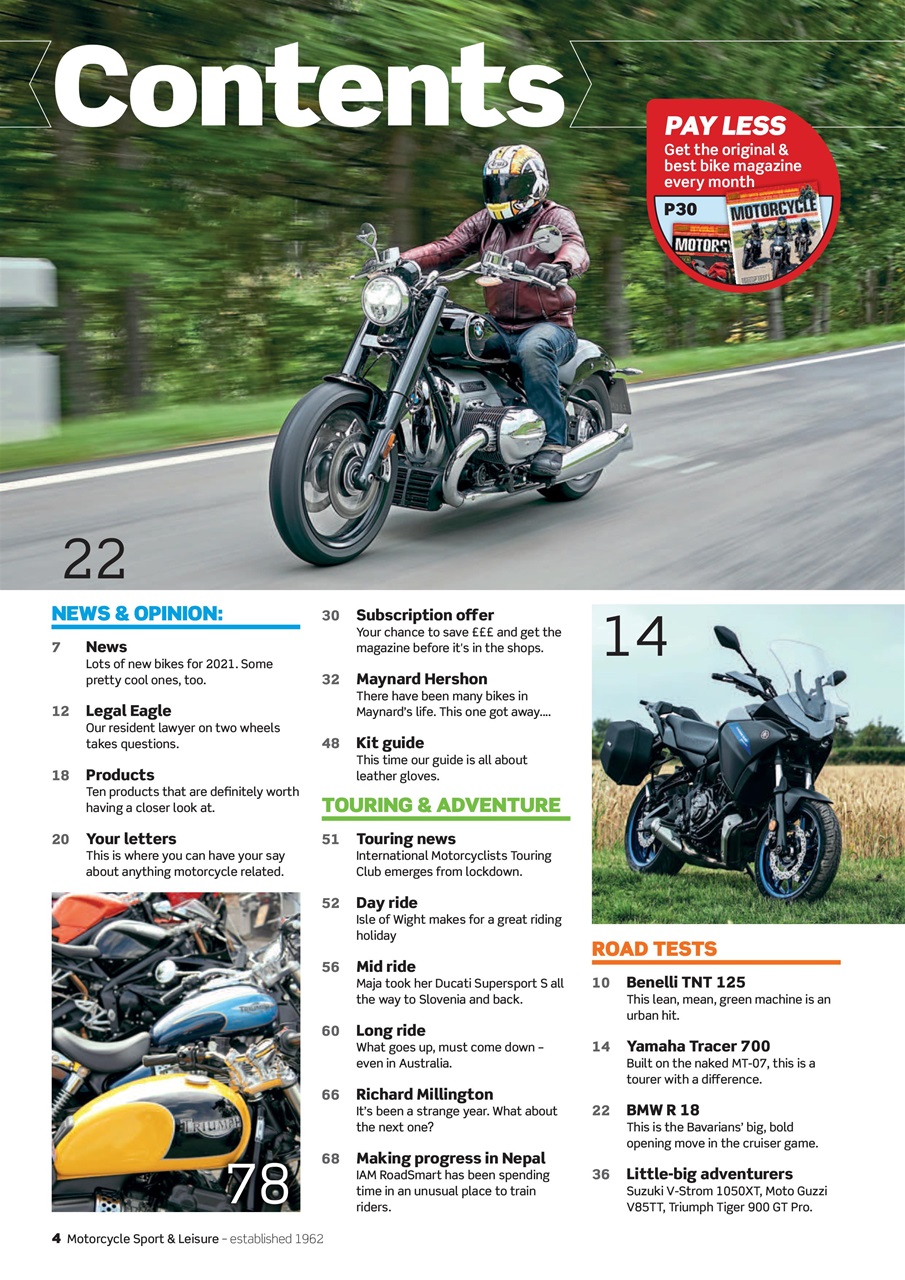Motorcycle Sport & Leisure Preview Pages