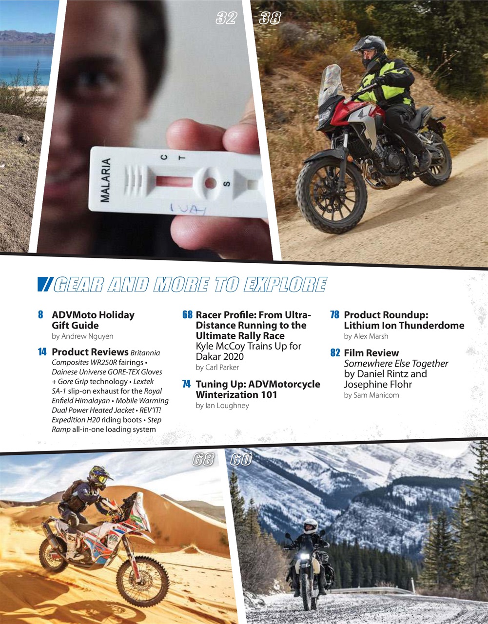 Adventure Motorcycle Preview Pages