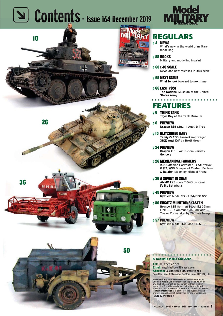 Military Modelling International Magazine Preview Pages