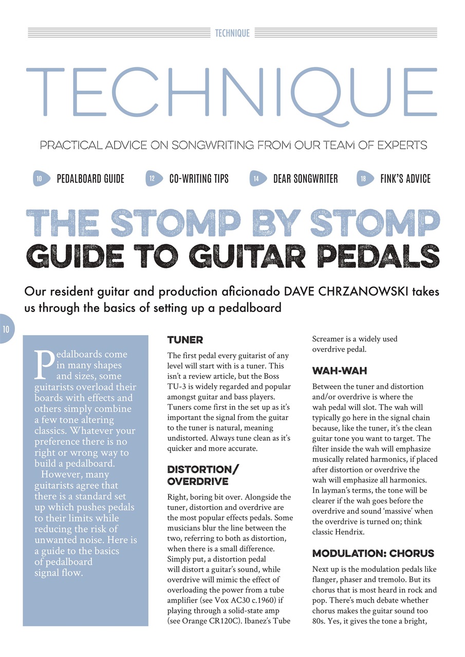 Songwriting Magazine Preview Pages