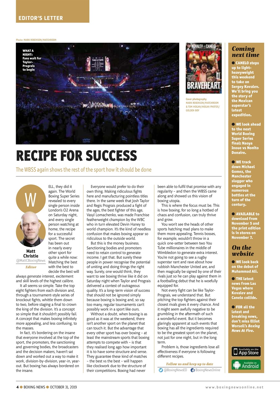 Boxing News Preview Pages