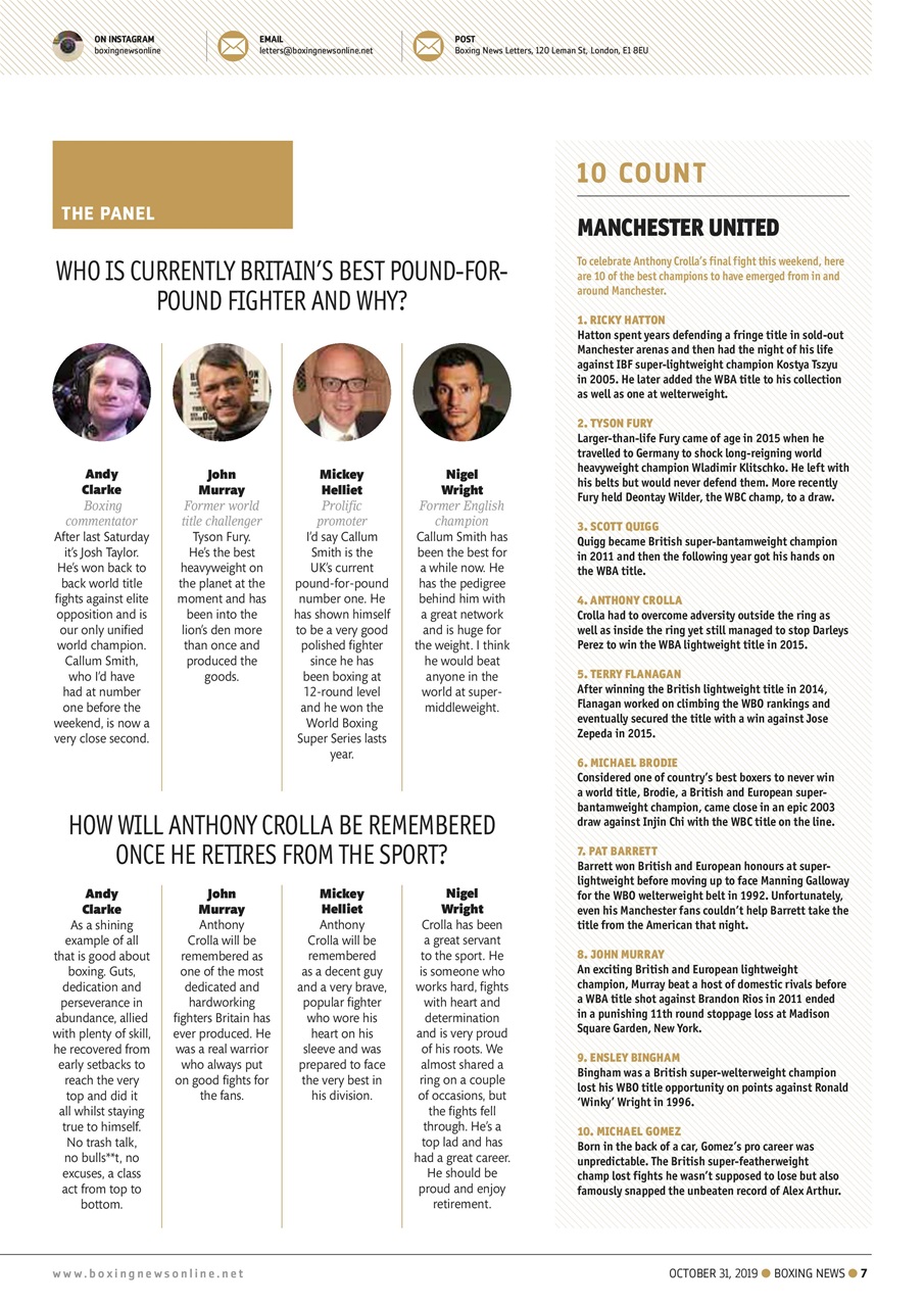 Boxing News Preview Pages