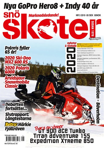 Tidningen Snöskoter issue 5-2019