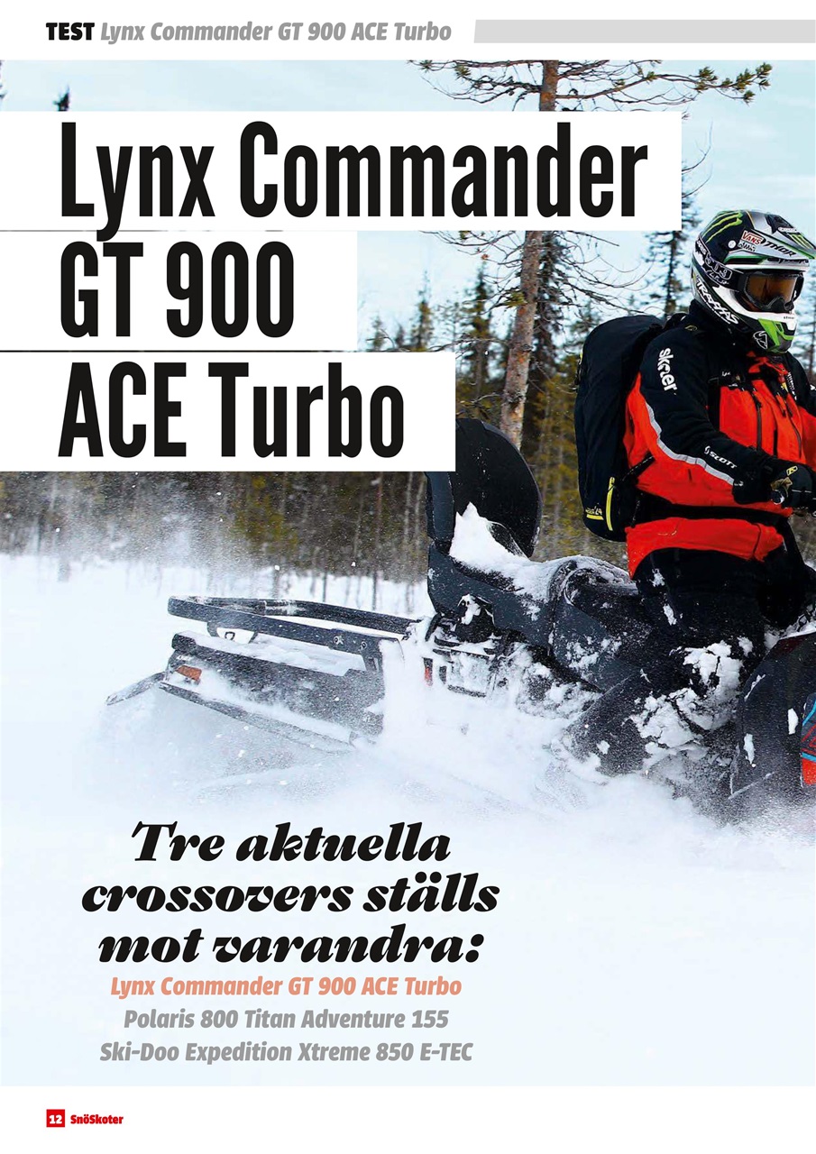 Tidningen Snöskoter Preview Pages