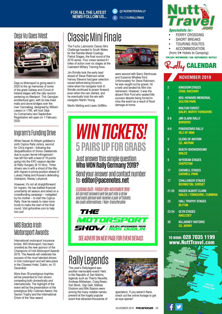 Pacenotes Rally magazine Preview Pages