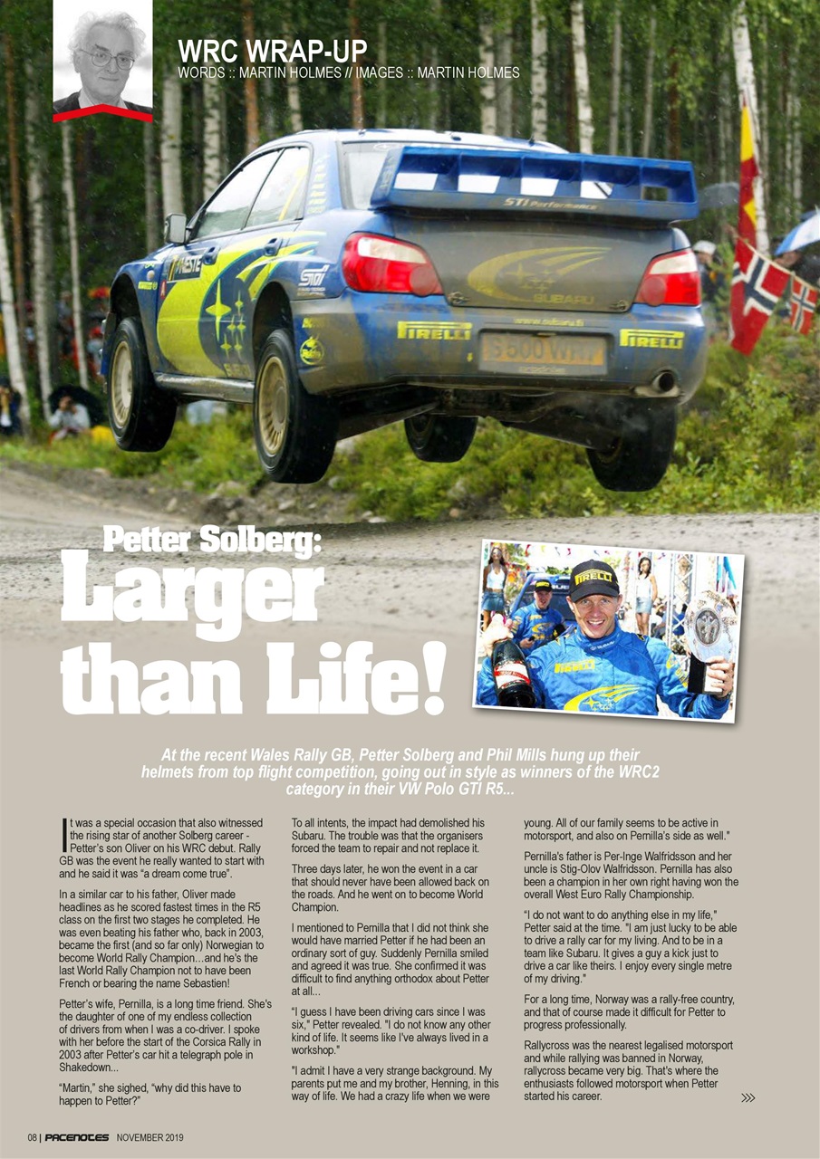 Pacenotes Rally magazine Preview Pages