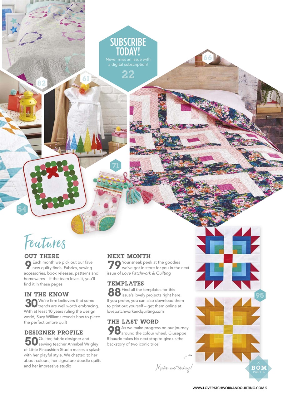 Love Patchwork & Quilting Preview Pages
