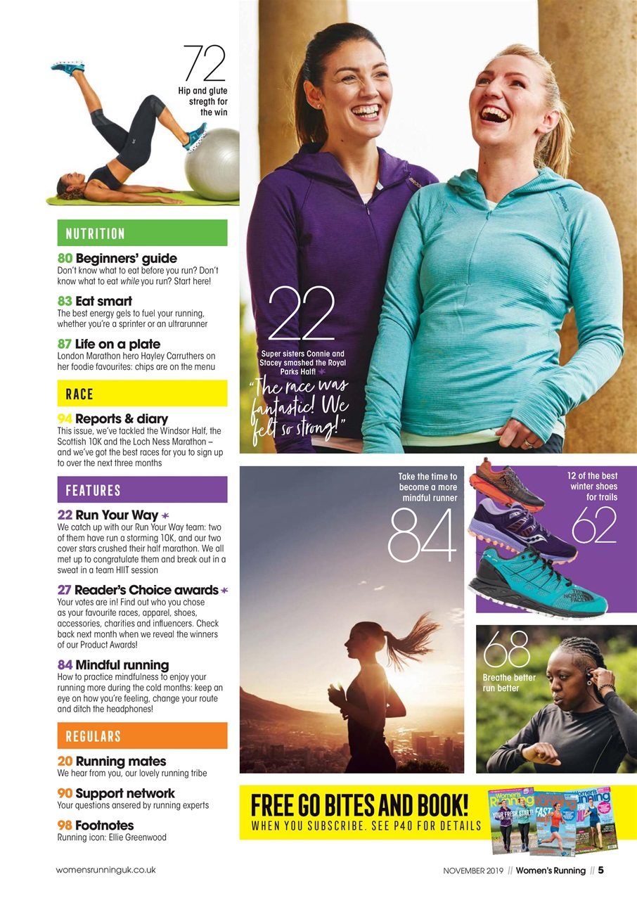 Women’s Running Preview Pages