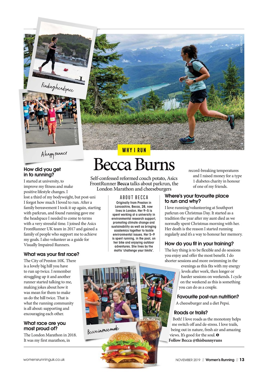 Women’s Running Preview Pages