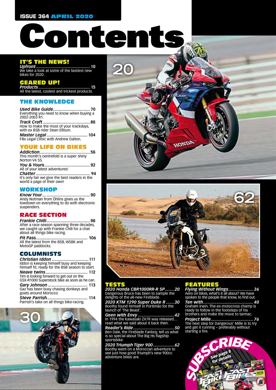 Fast Bikes Preview Pages