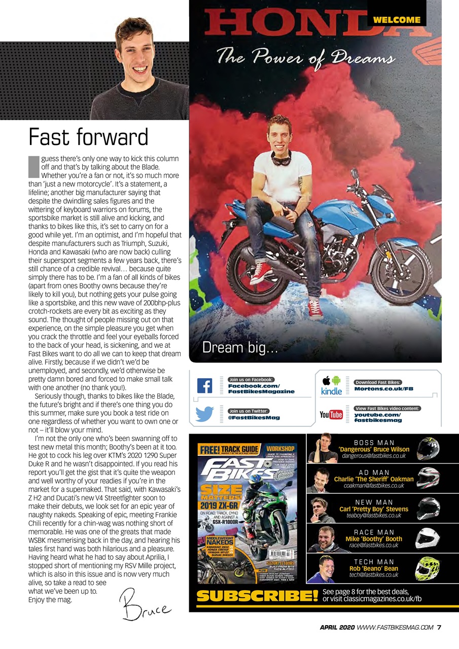 Fast Bikes Preview Pages