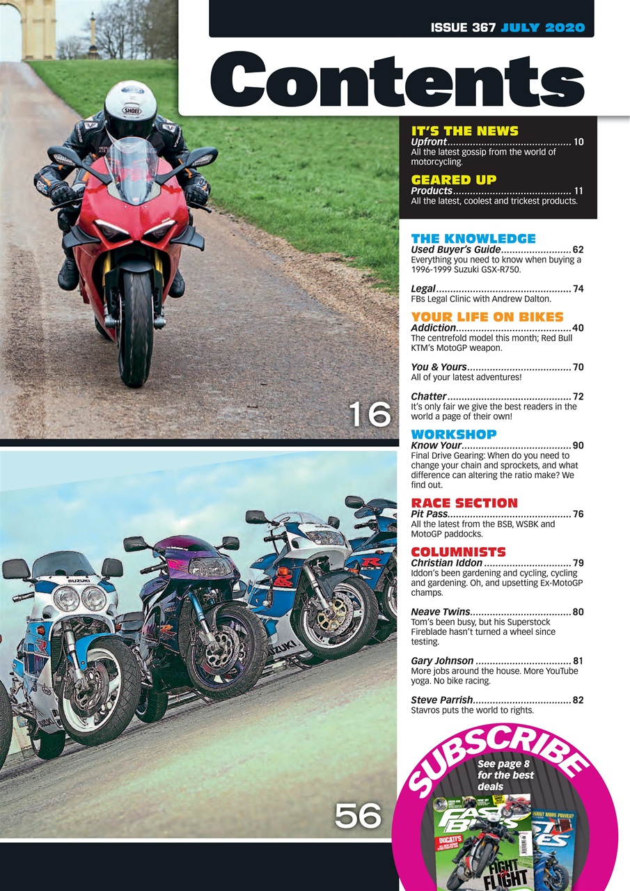 Fast Bikes Preview Pages