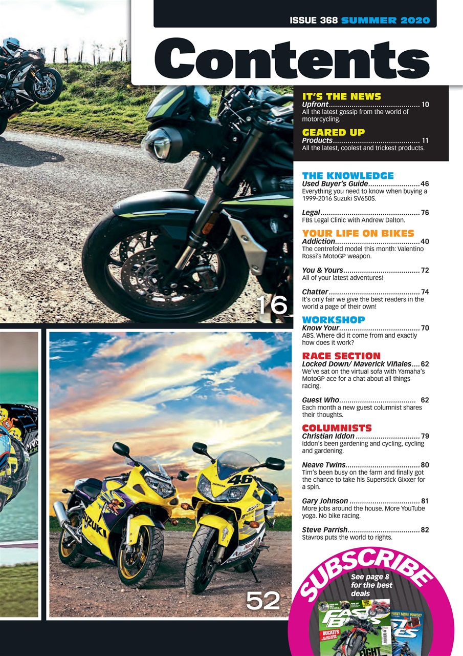 Fast Bikes Preview Pages