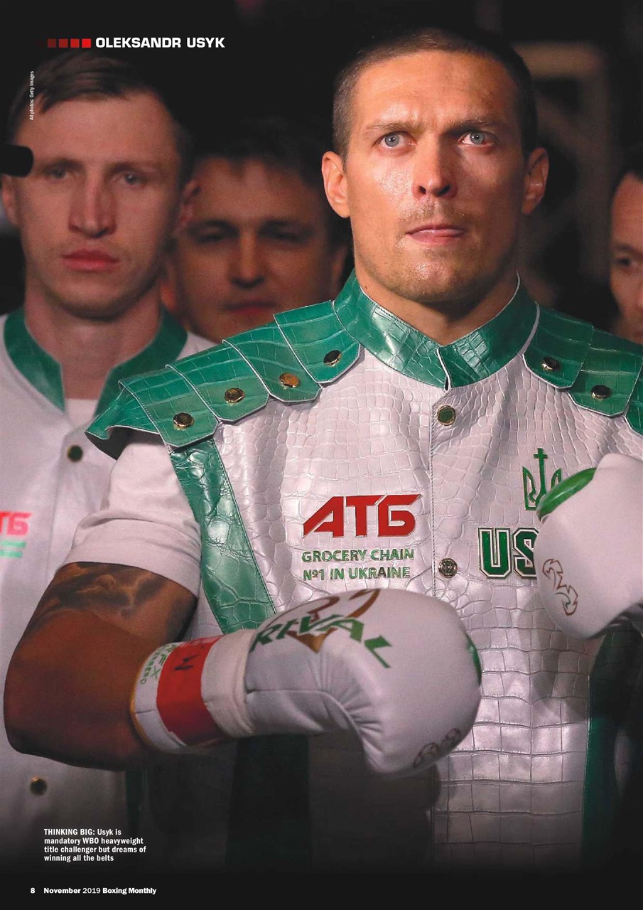 Boxing Monthly Preview Pages