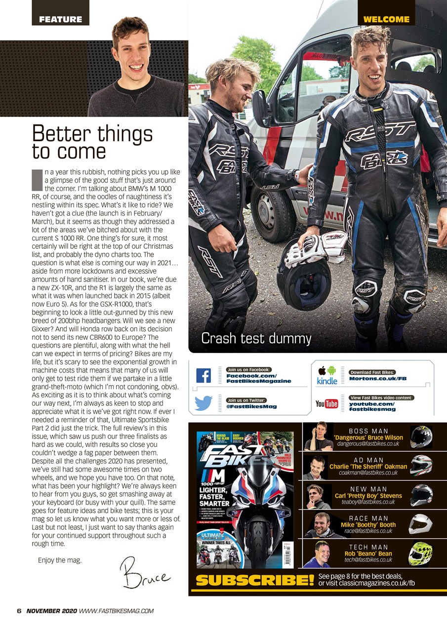 Fast Bikes Preview Pages