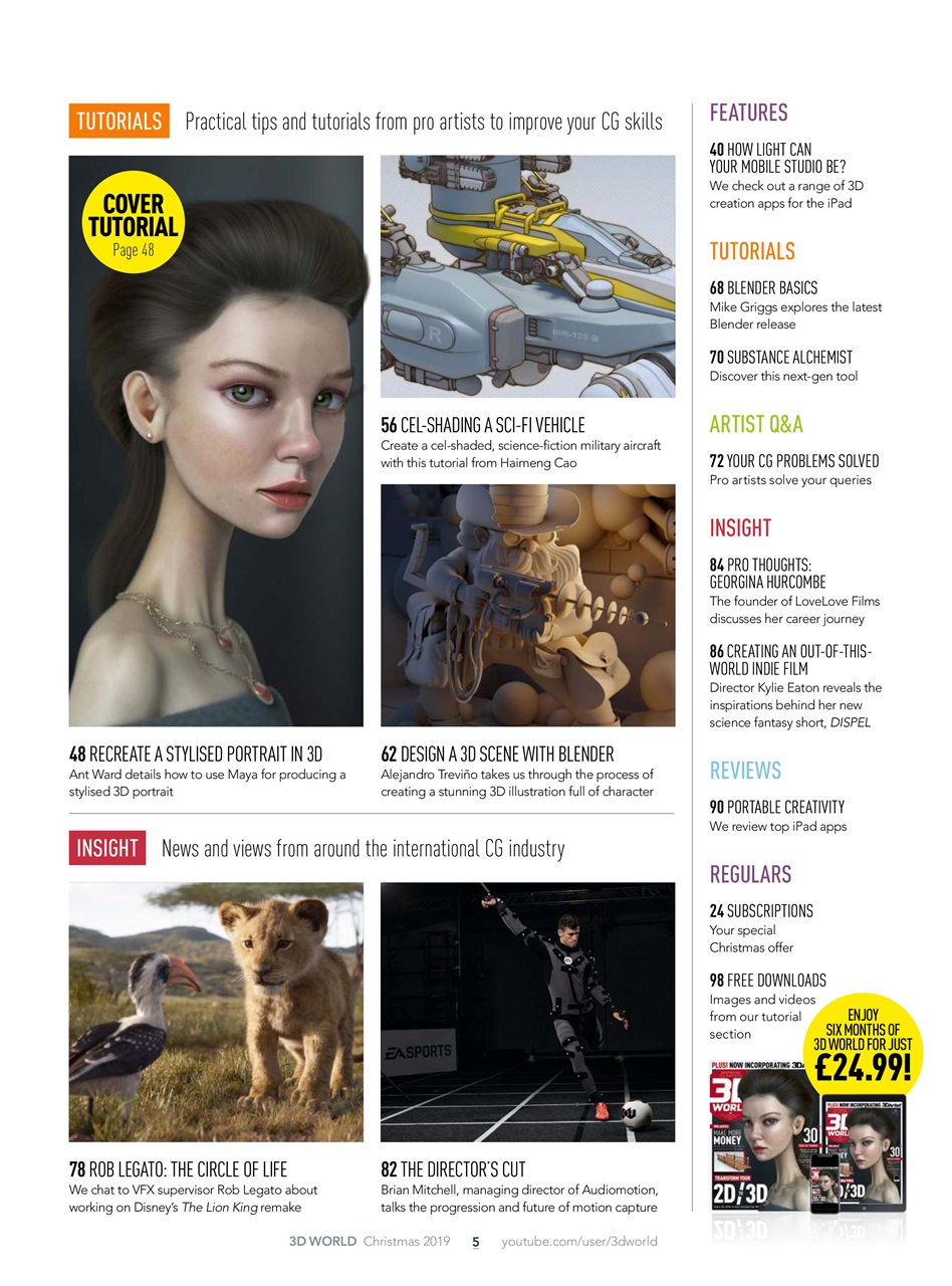 3D World Preview Pages