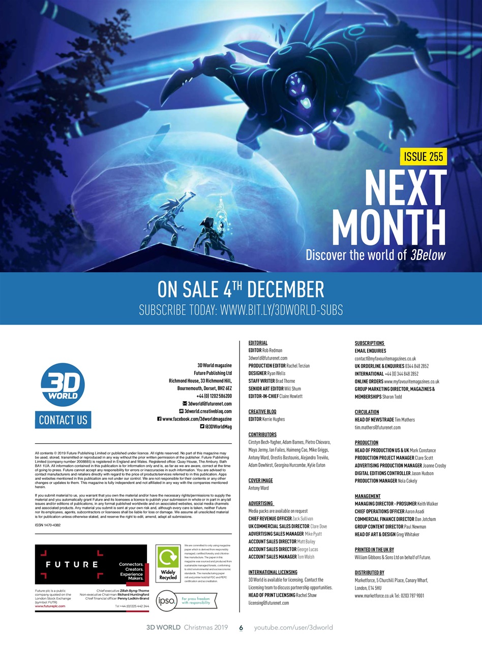 3D World Preview Pages