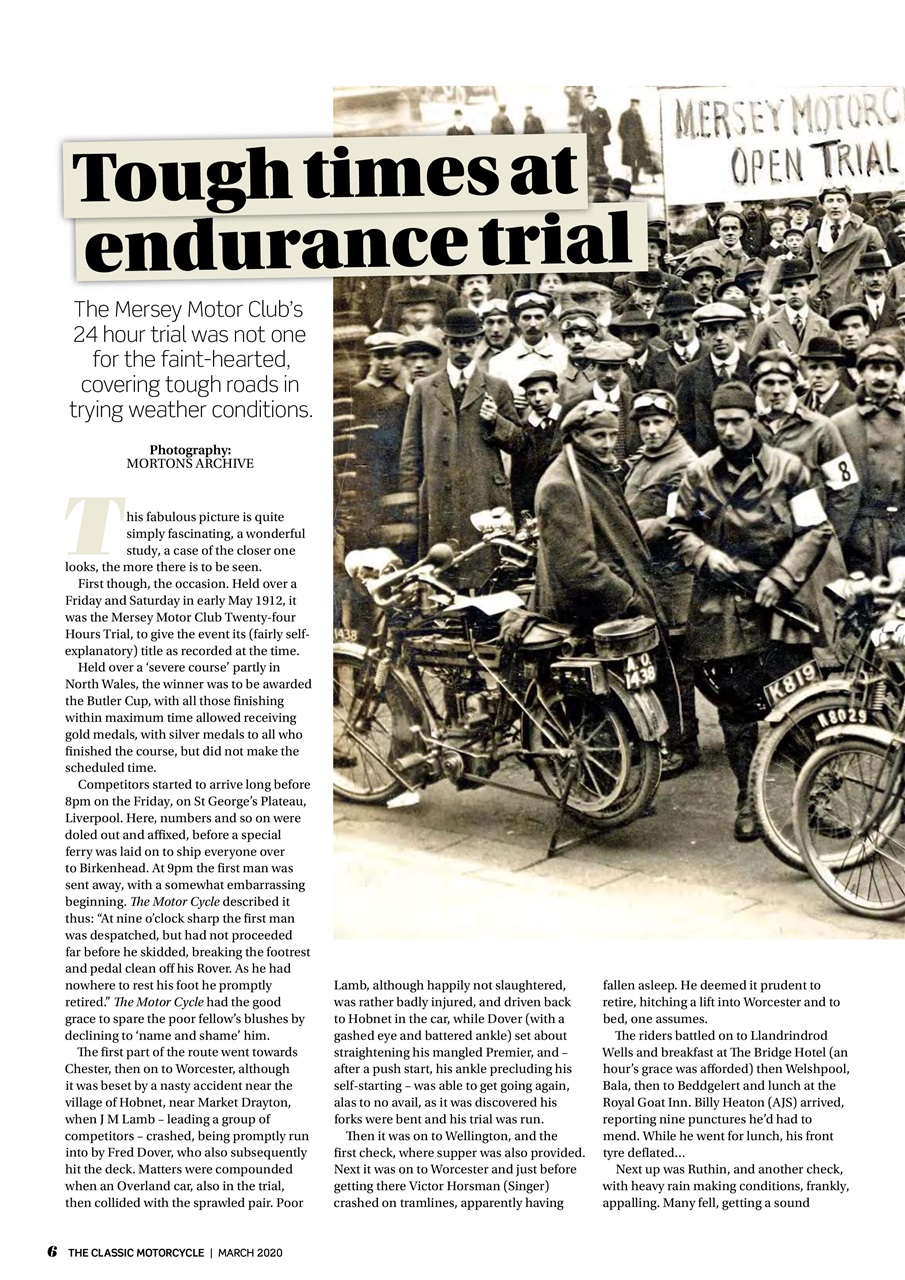 The Classic MotorCycle Preview Pages