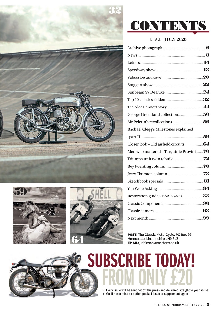 The Classic MotorCycle Preview Pages