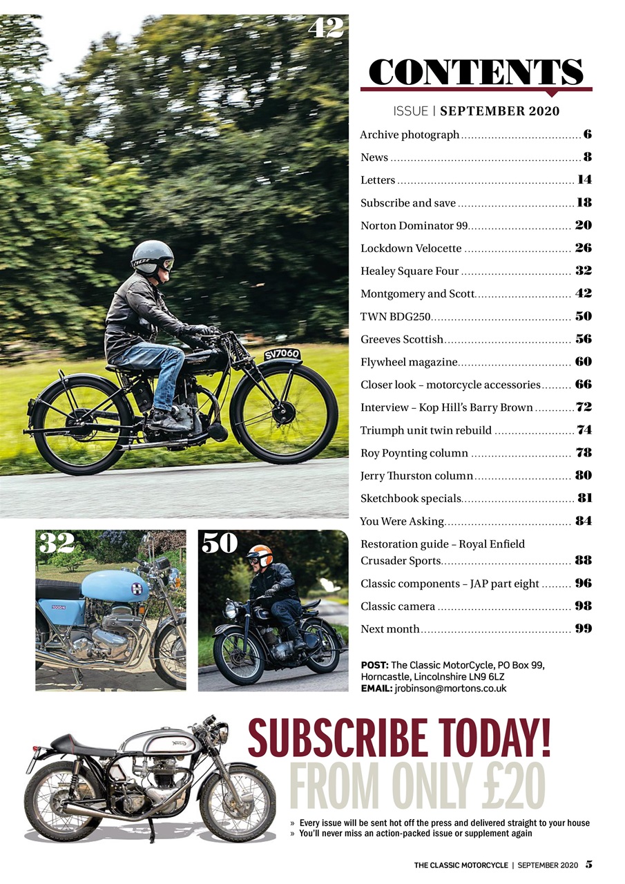 The Classic MotorCycle Preview Pages