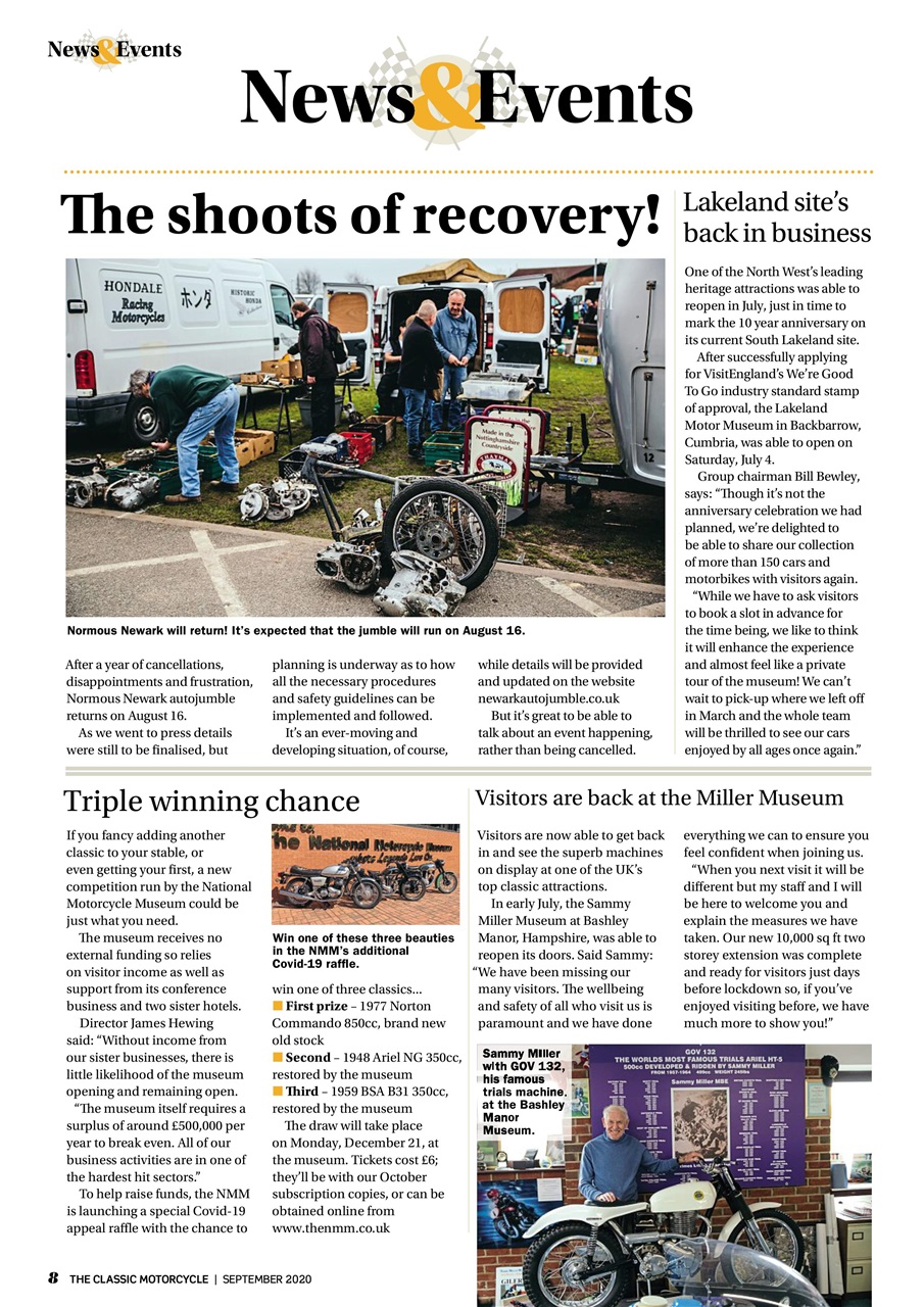 The Classic MotorCycle Preview Pages