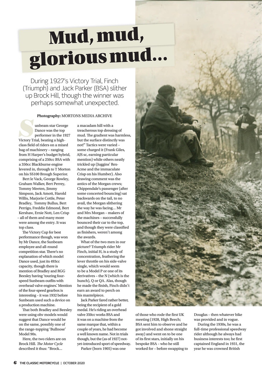The Classic MotorCycle Preview Pages
