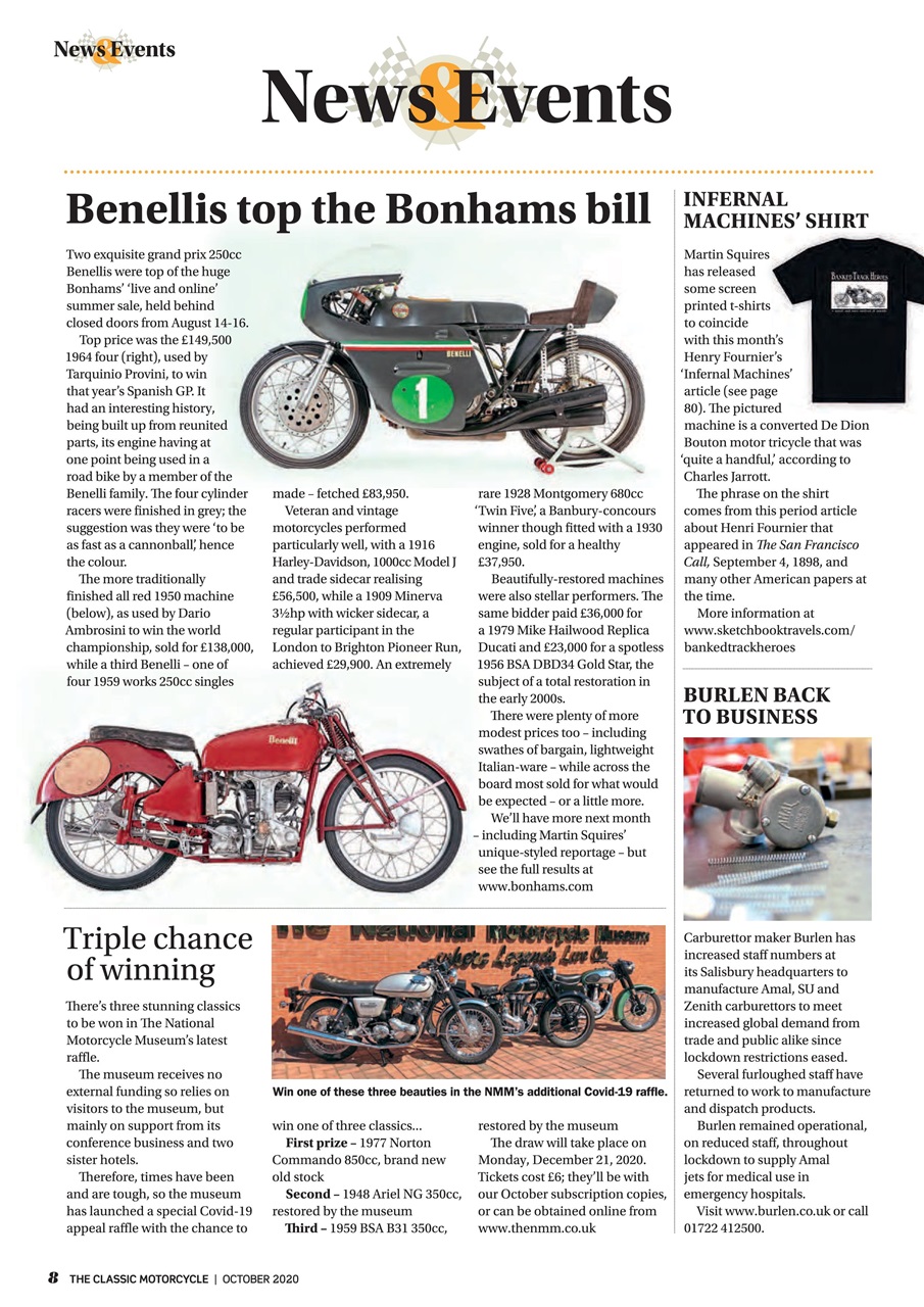 The Classic MotorCycle Preview Pages
