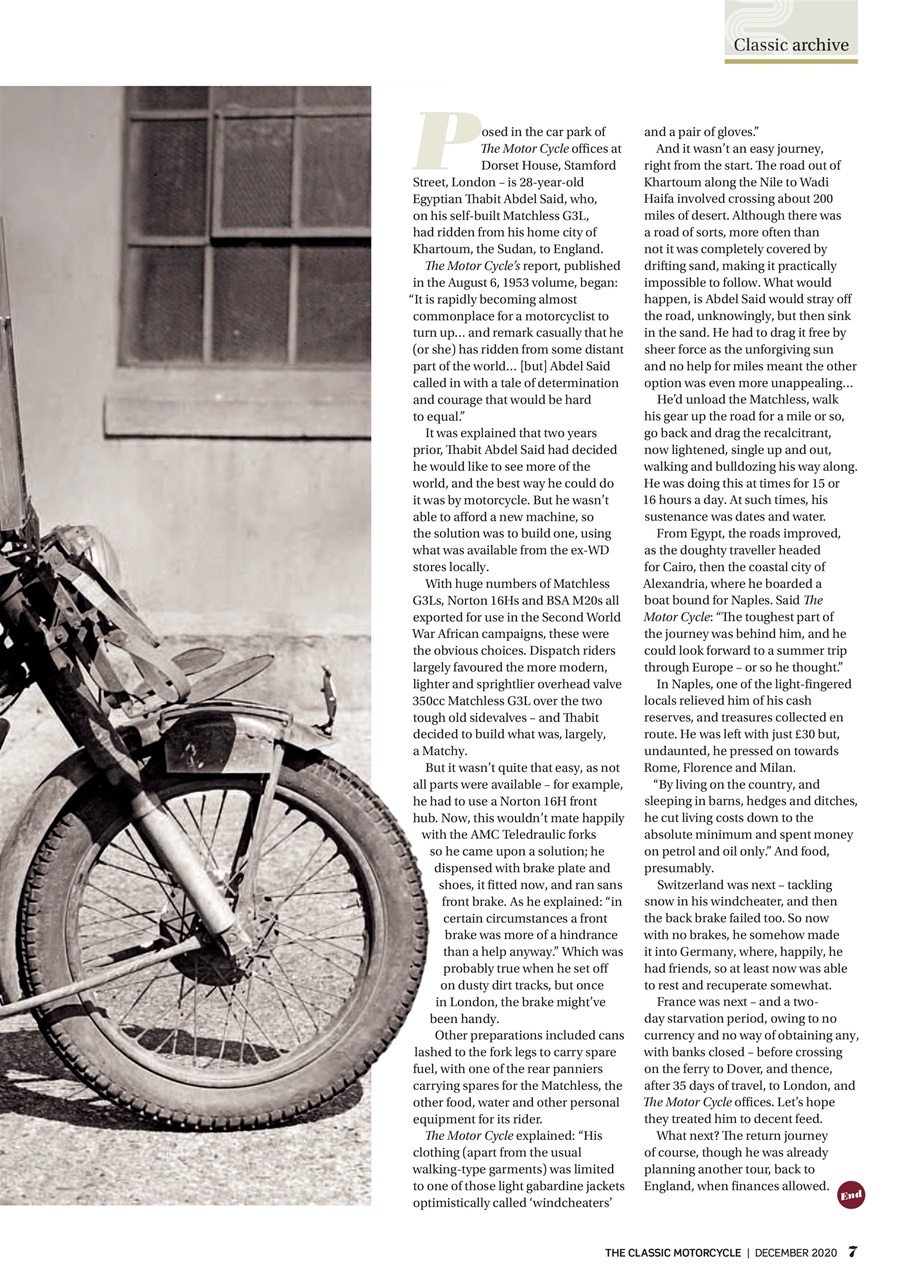 The Classic MotorCycle Preview Pages