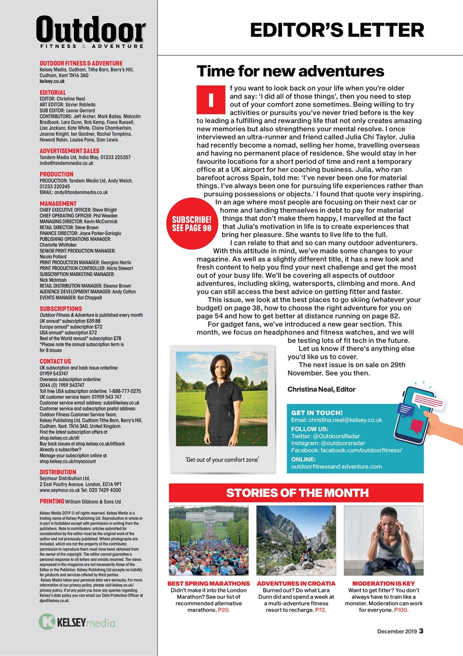 Outdoor Fitness & Adventure Preview Pages