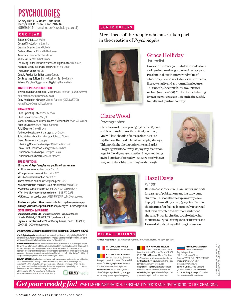 Psychologies Preview Pages