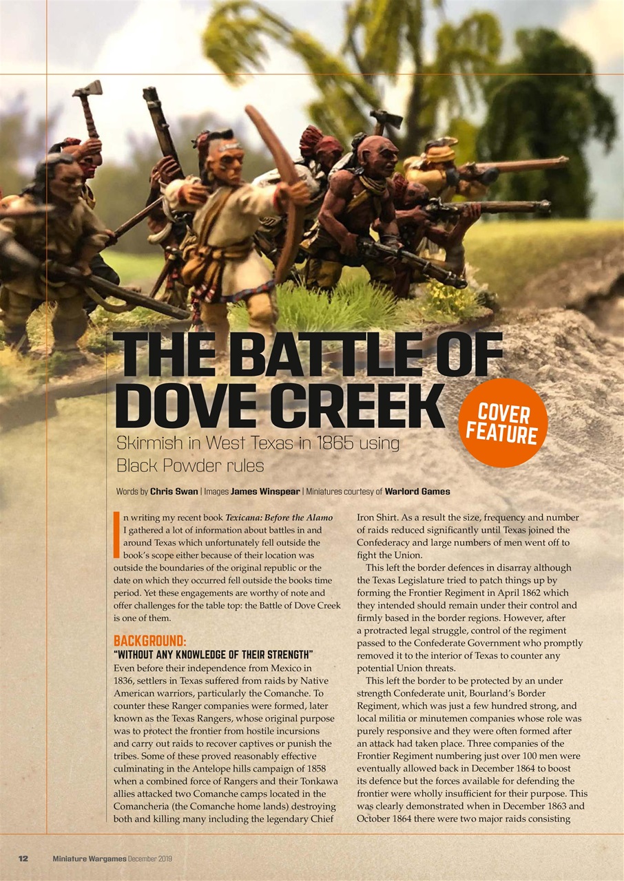 Miniature Wargames Preview Pages