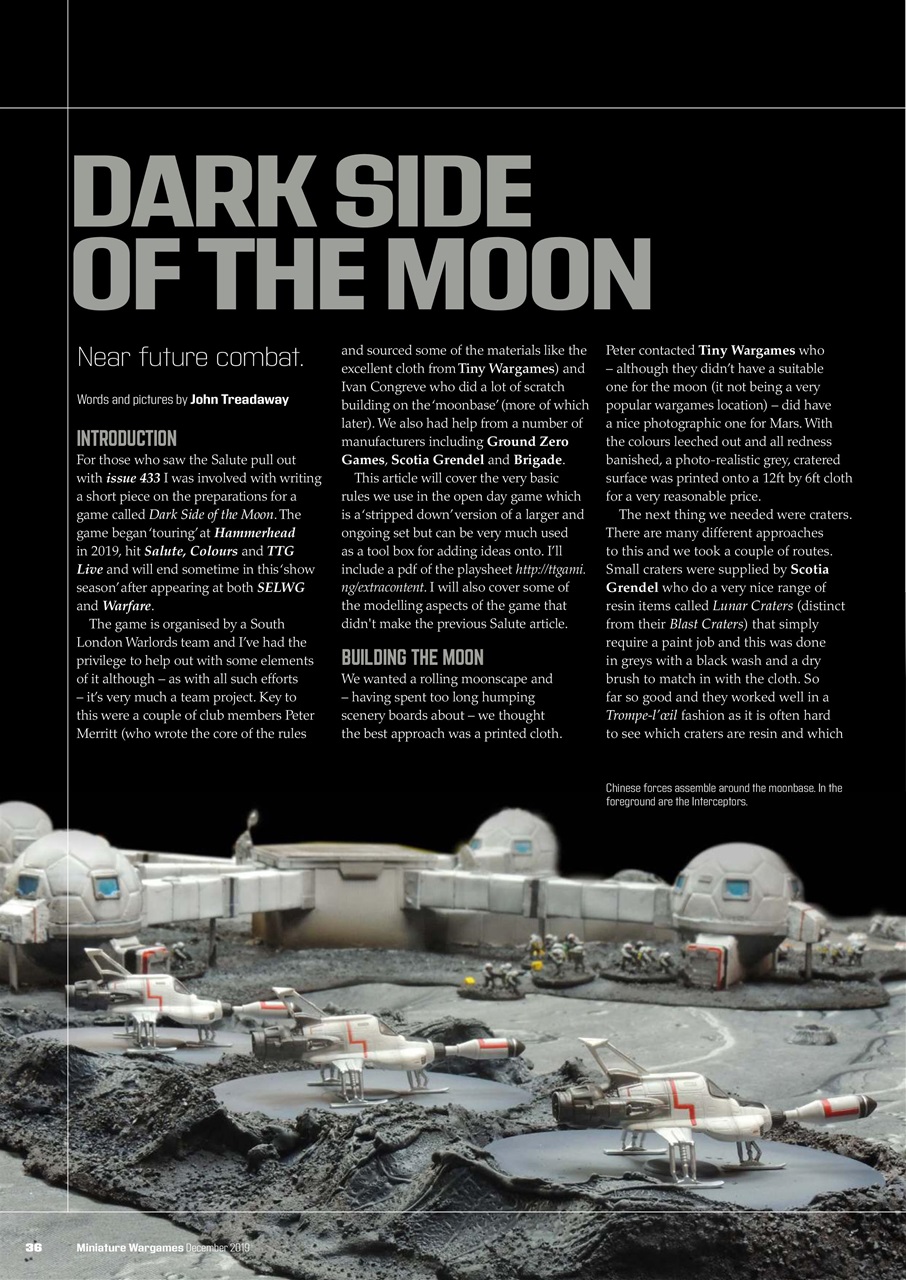 Miniature Wargames Preview Pages