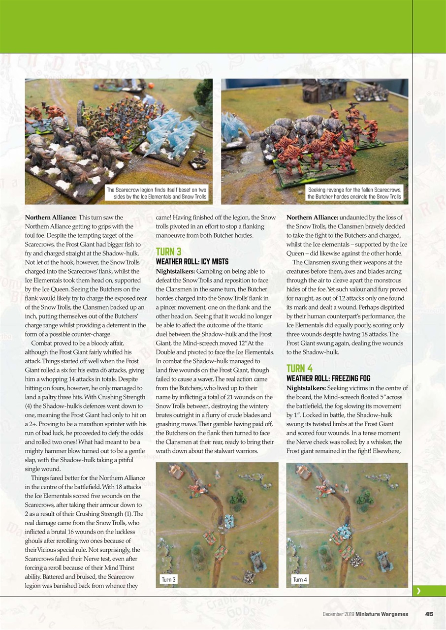 Miniature Wargames Preview Pages