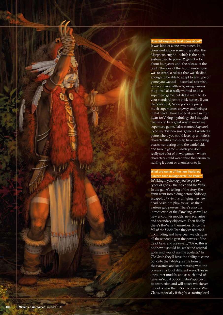 Miniature Wargames Preview Pages