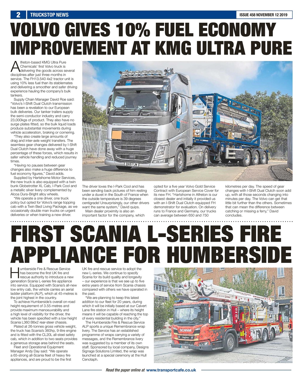 Truckstop News Preview Pages