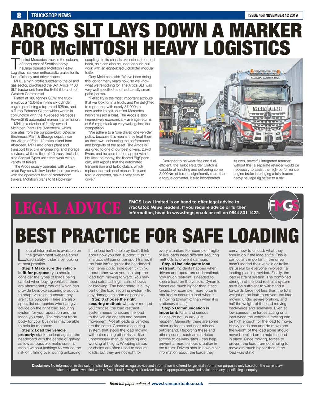 Truckstop News Preview Pages