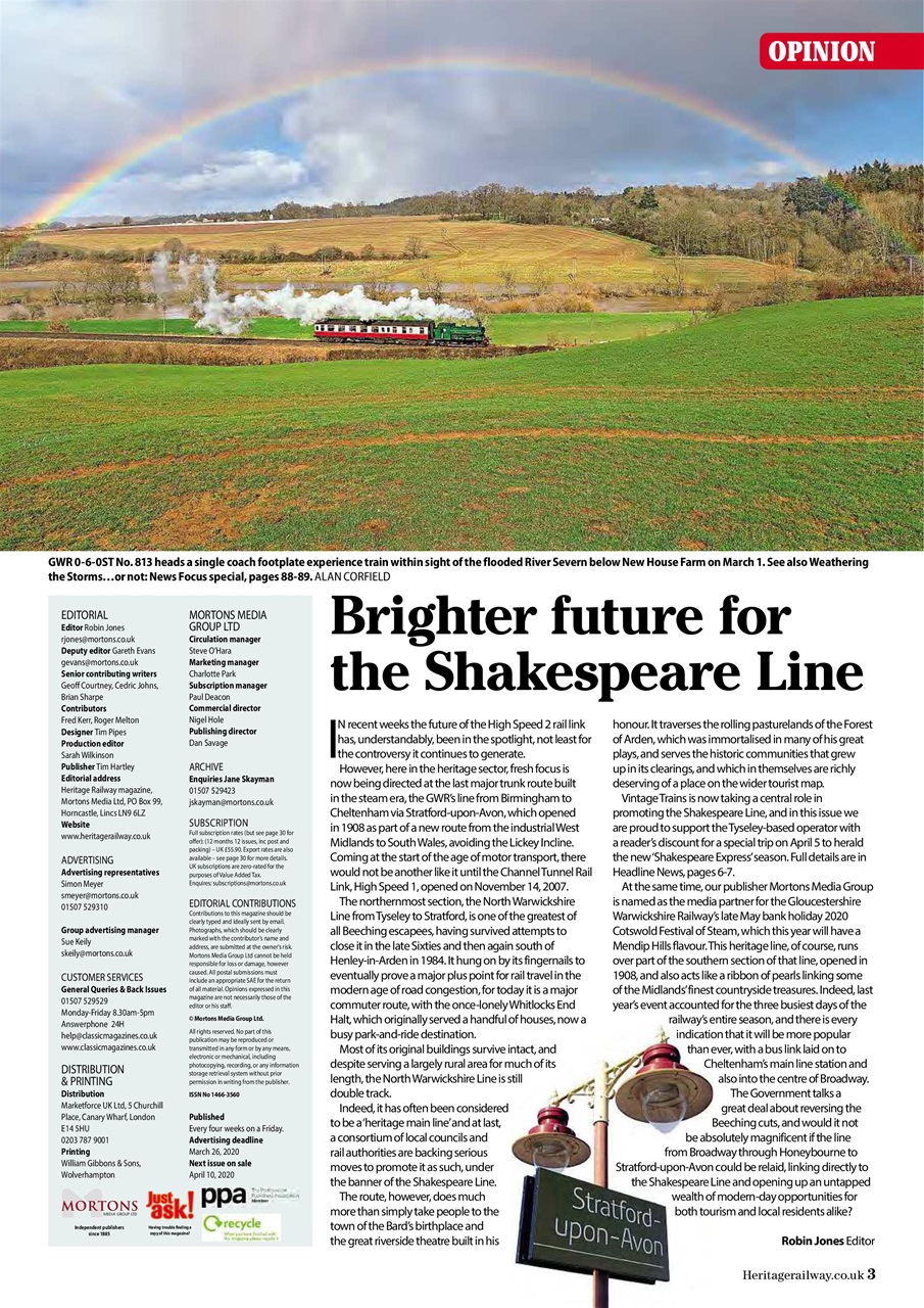 Heritage Railway Preview Pages