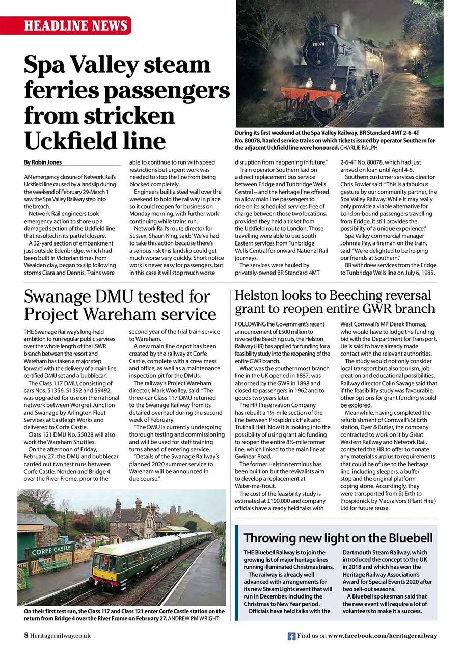 Heritage Railway Preview Pages