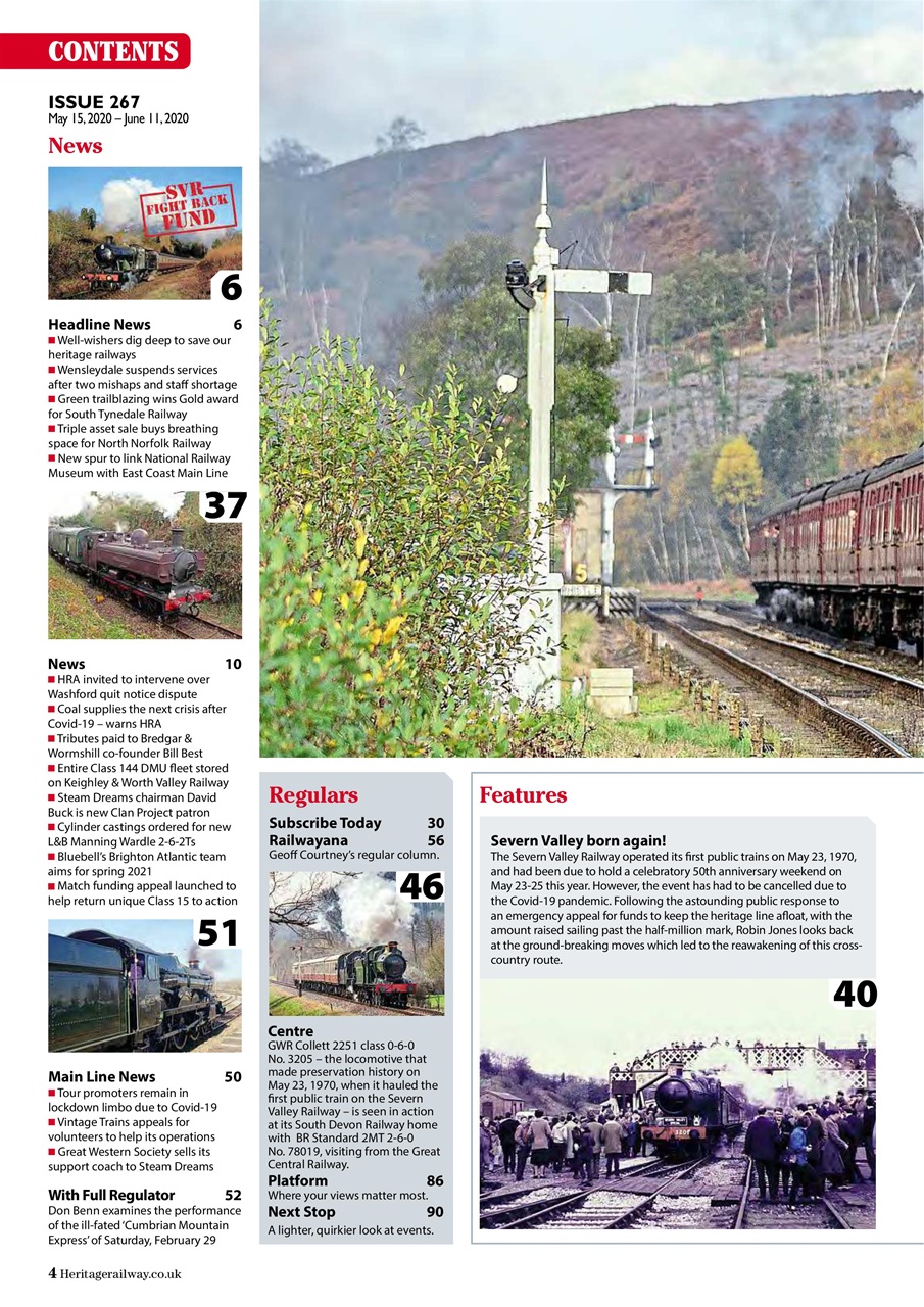 Heritage Railway Preview Pages