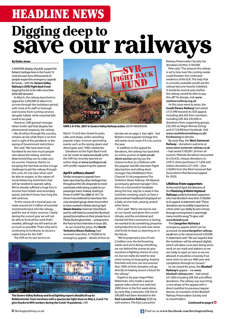 Heritage Railway Preview Pages