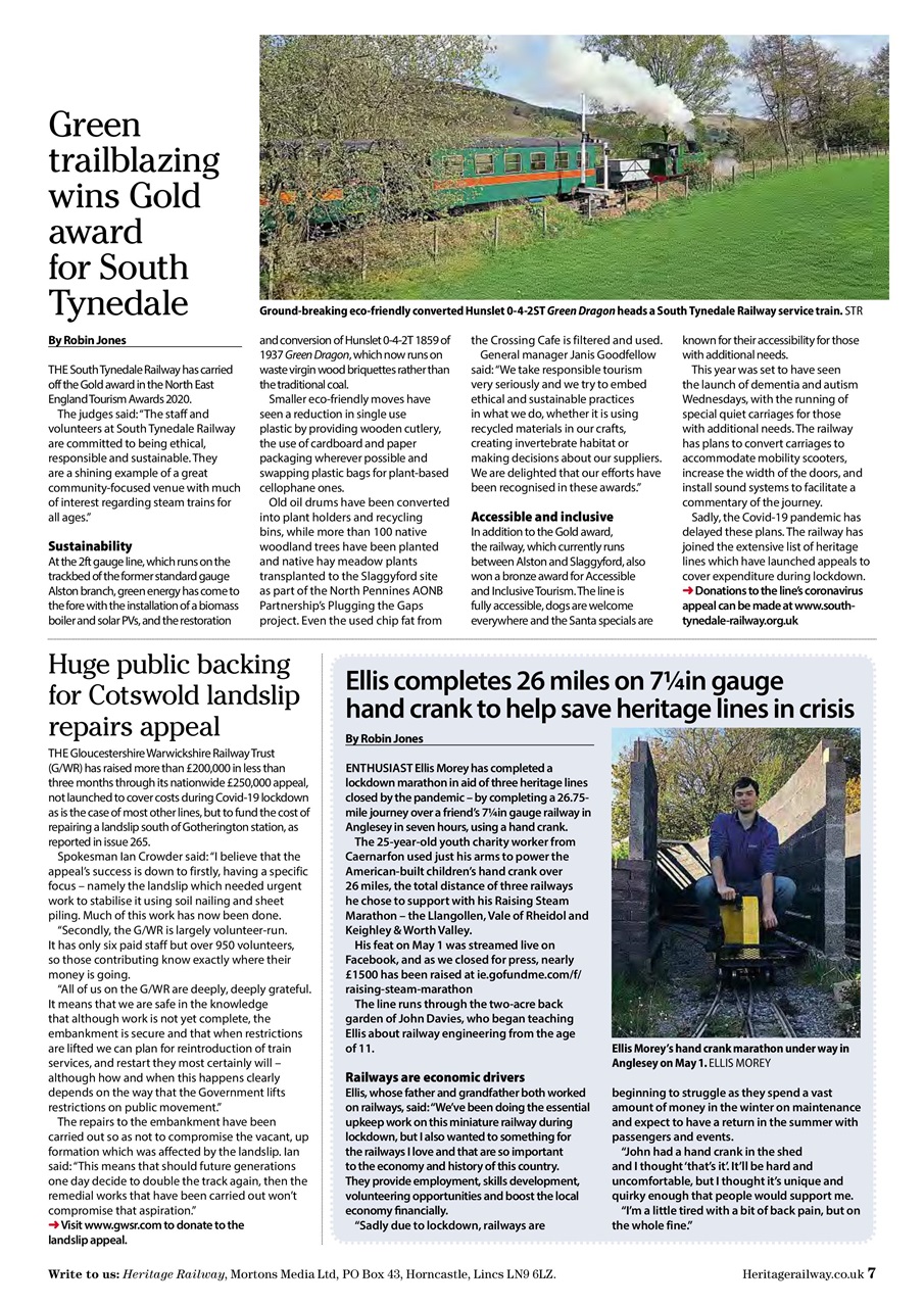 Heritage Railway Preview Pages