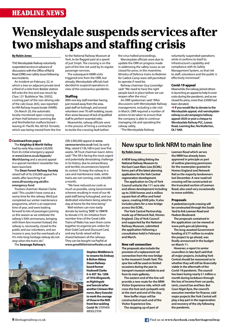 Heritage Railway Preview Pages